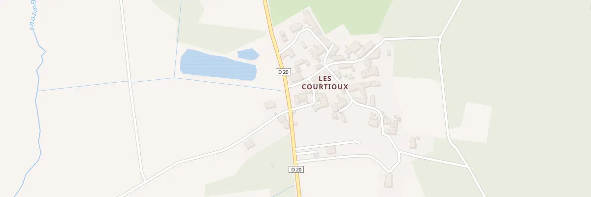 Plan du 4 Les Courtioux à Ravel