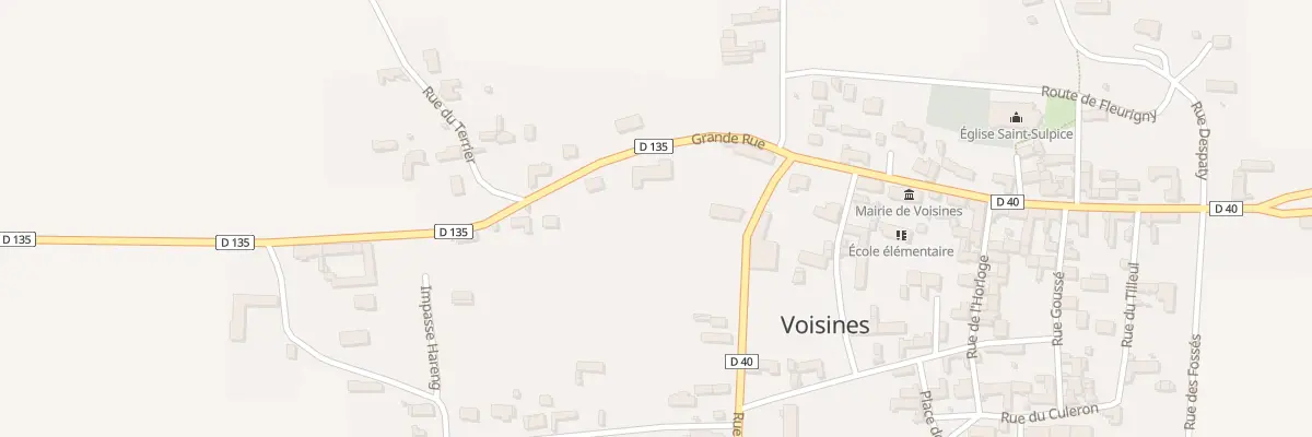 Plan du 14B Gr Grande Rue à Voisines