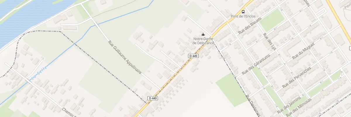 Plan du 86 Bd de Verdun à Denain