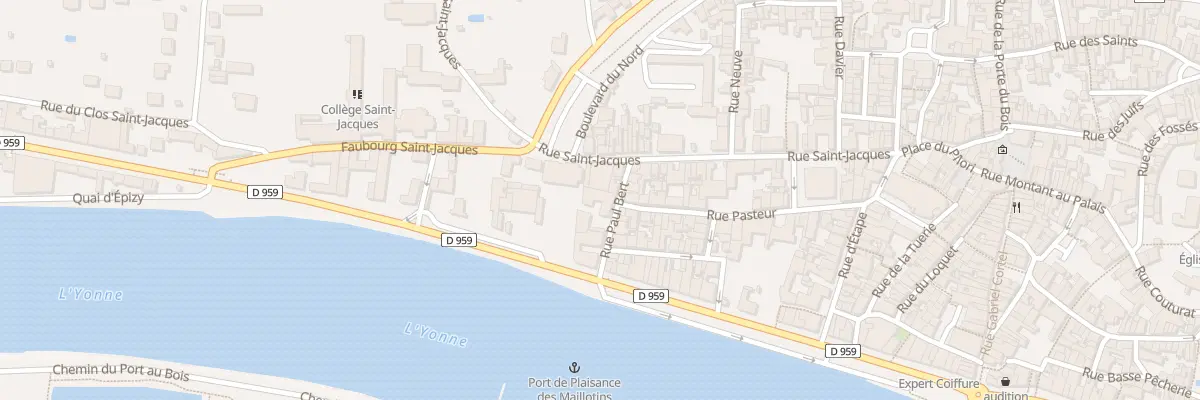 Plan du 5 Rue Paul Bert à Joigny