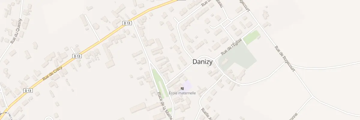 Plan du 3 Rue du Chateau à Danizy