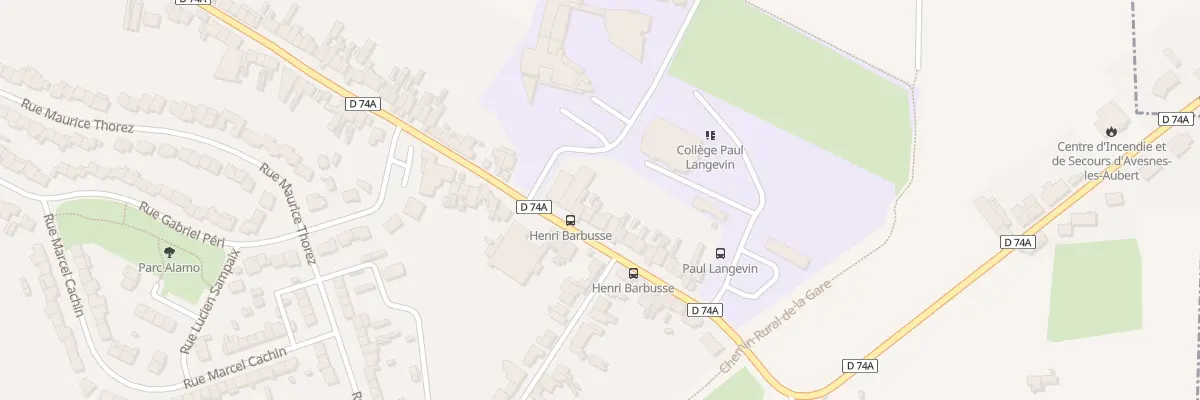 Plan du 166 Rue Henri Barbusse à Avesnes-les-Aubert