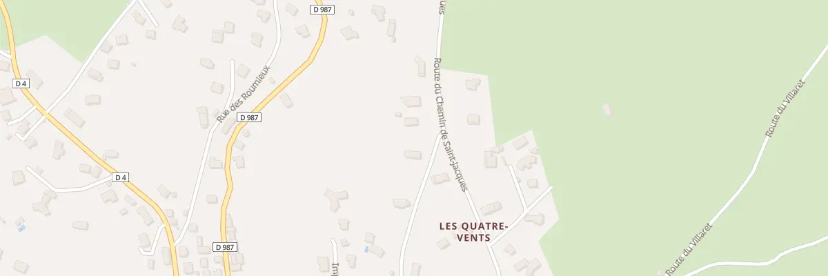 Plan du 6 Rte du Chemin de Saint Jacques à Saint-Alban-sur-Limagnole