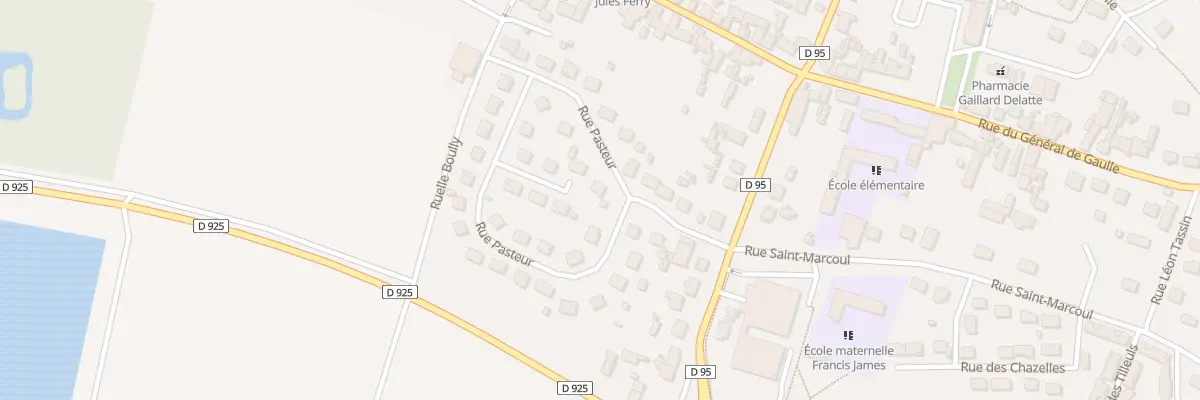 Plan du 3 Rue Pasteur à Bucy-le-Long