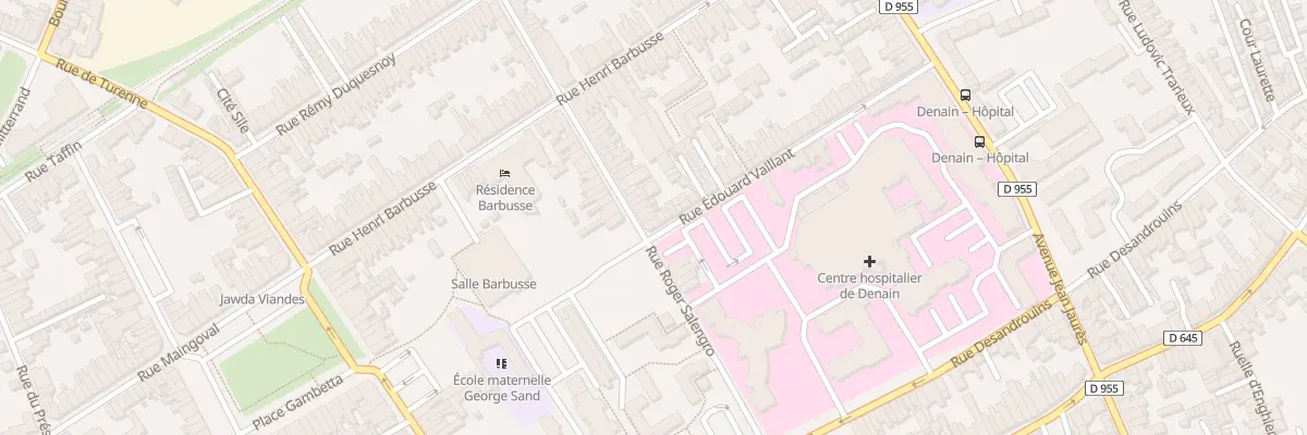 Plan du 16 Rue Roger Salengro à Denain