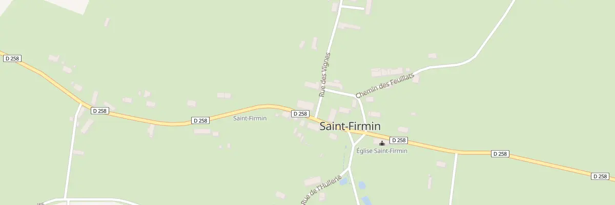 Plan du 1 Rue des Vignes à Saint-Firmin