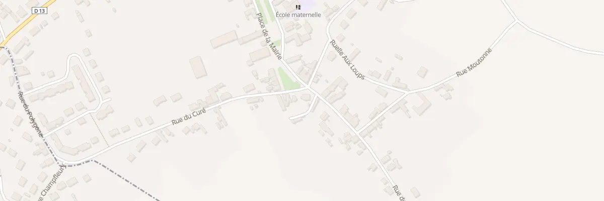 Plan du 11 Rue du Cure à Danizy