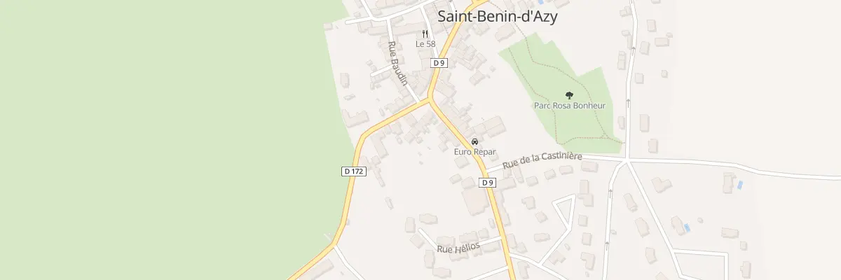 Plan du 11 Rue du Docteur Franck Bernard à Saint-Benin-d’Azy