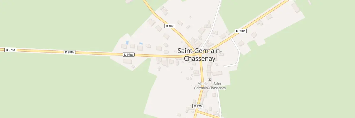 Plan du 20 Le Bourg à Saint-Germain-Chassenay