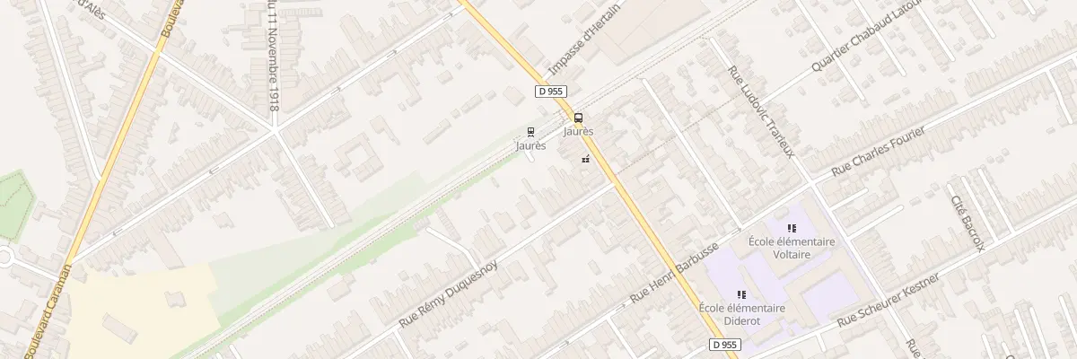 Plan du 95 Rue Rémy Duquesnoy à Denain