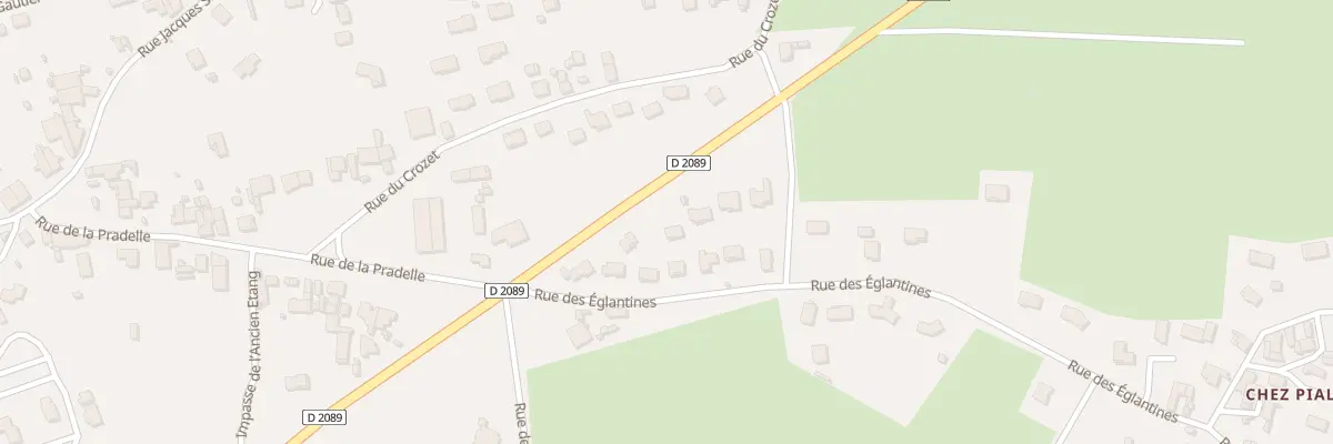 Plan du 11 Rue des Eglantines à Lezoux