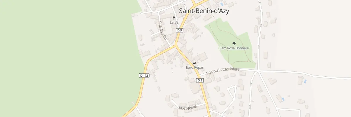 Plan du 5 Rue du Docteur Franck Bernard à Saint-Benin-d’Azy