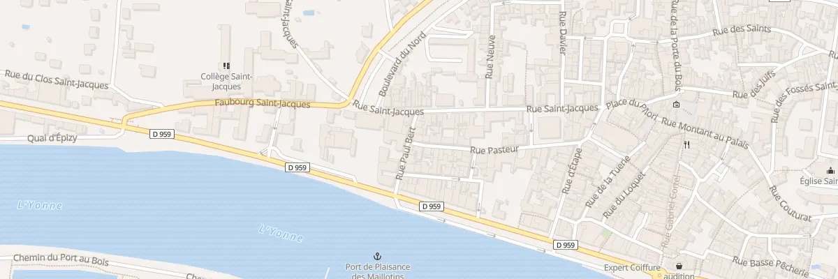 Plan du 30 Rue Pasteur à Joigny