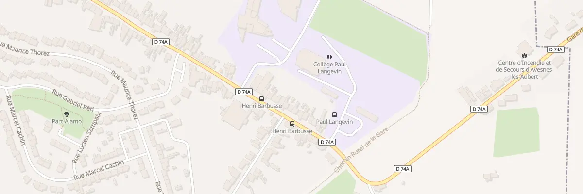 Plan du 172 Rue Henri Barbusse à Avesnes-les-Aubert