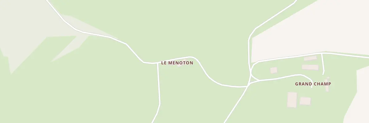 Plan du 147 Le Menoton à Druy-Parigny