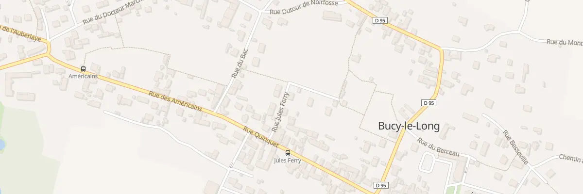 Plan du 6 Rue Jules Ferry à Bucy-le-Long