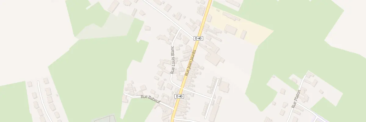 Plan du 25 Rue Jean Jaurès à Wallers