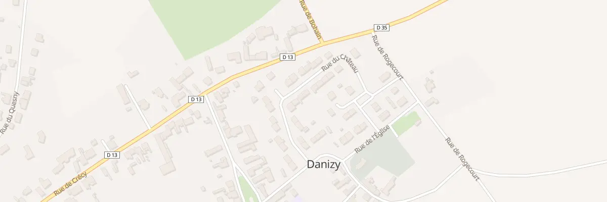Plan du 14 Rue du Chateau à Danizy