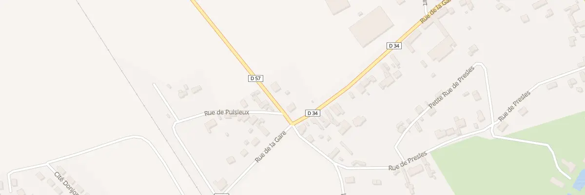 Plan du 16 Rue de la Gare à Mézières-sur-Oise