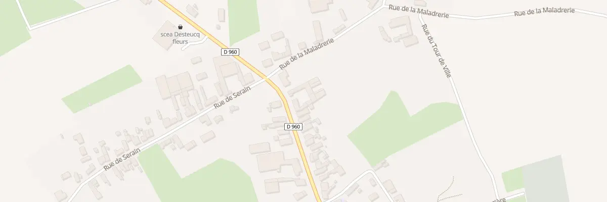 Plan du 64 Rue du Gen Tyson à Prémont
