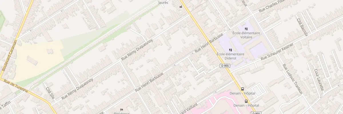Plan du 97 Rue Henri Barbusse à Denain