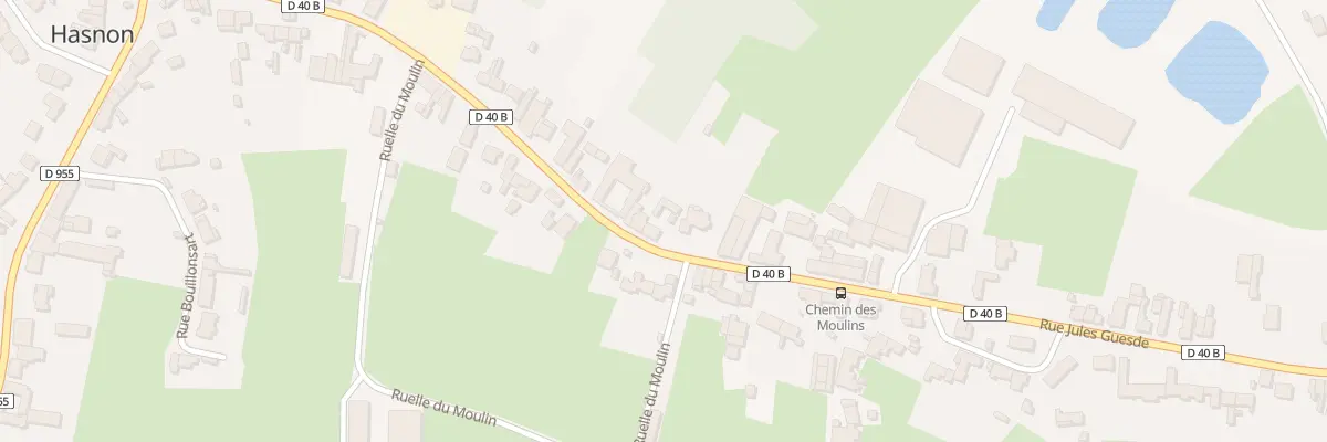 Plan du 49 Rue Jules Guesde à Hasnon