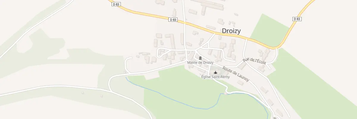 Plan du 8 Rue de l’Eglise à Droizy