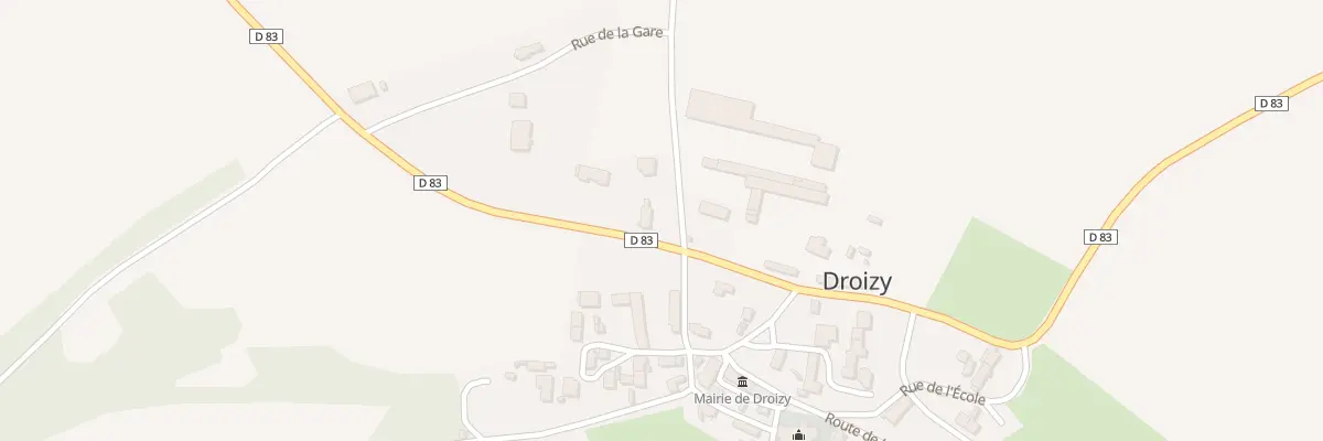 Plan du 3 Rte de Muret à Droizy