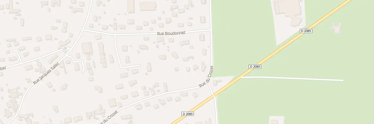 Plan du 39 Rue du Crozet à Lezoux