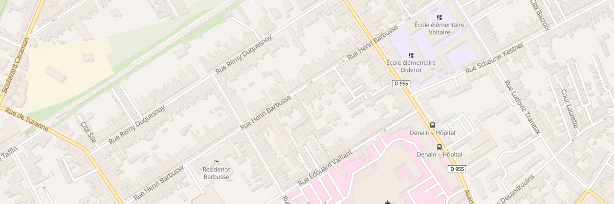 Plan du 86 Rue Henri Barbusse à Denain