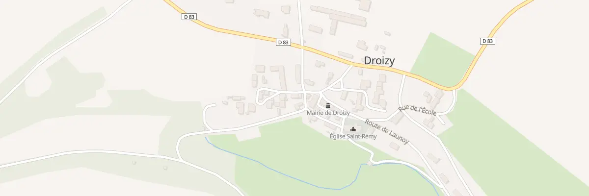 Plan du 6 Rue de l’Eglise à Droizy