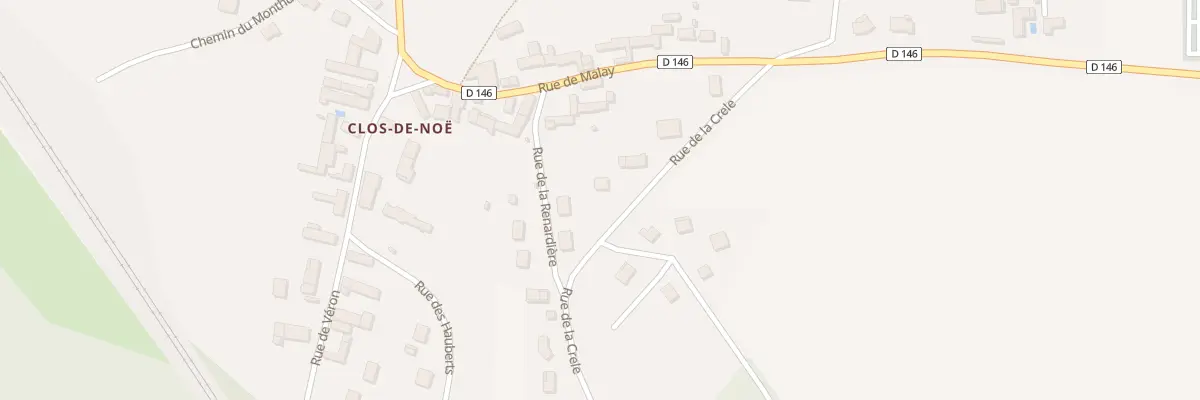 Plan du 8 Rue de la Crêle à Noé