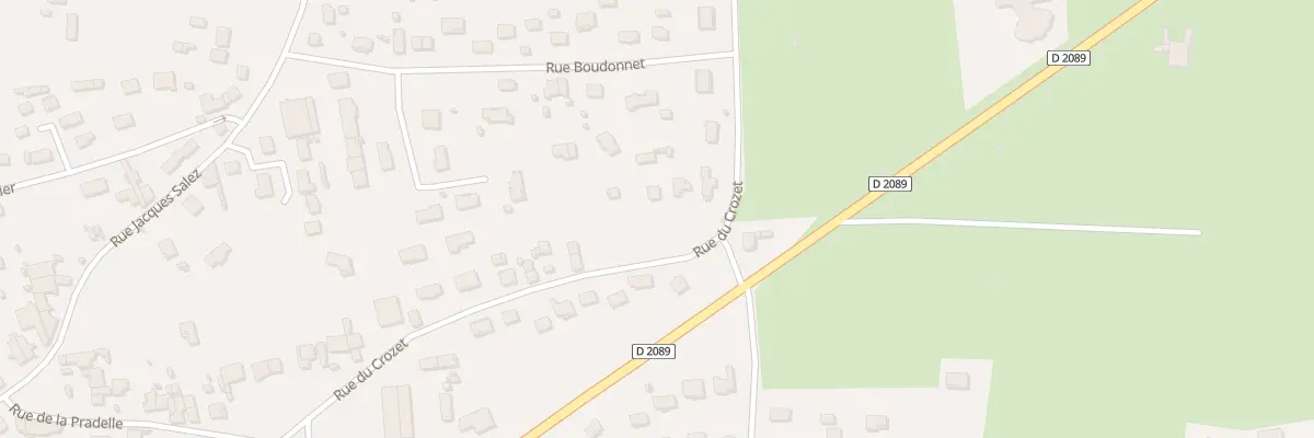Plan du 41 Rue du Crozet à Lezoux
