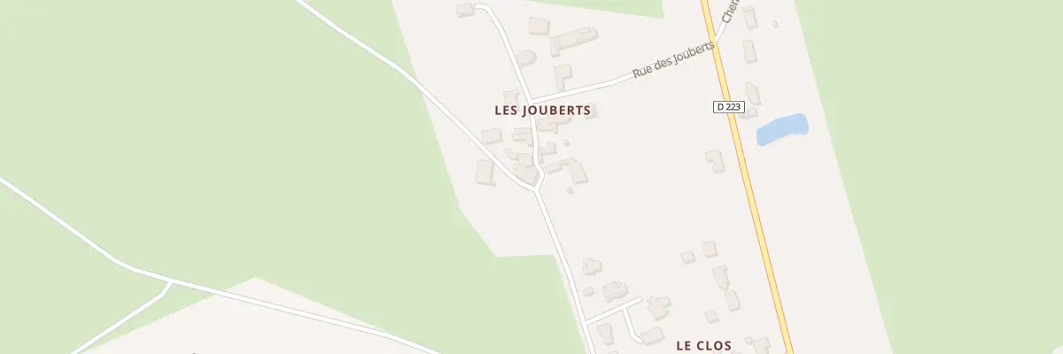 Plan du 5038 Les Jouberts à Bulhon