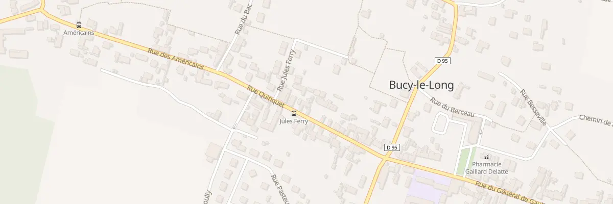Plan du 15 Rue Quinquet à Bucy-le-Long