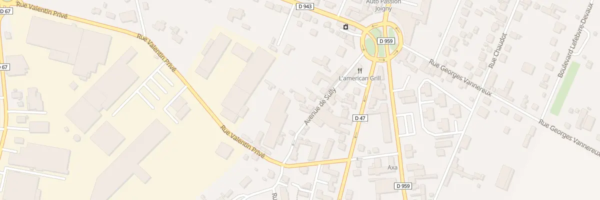 Plan du 14 Av de Sully à Joigny