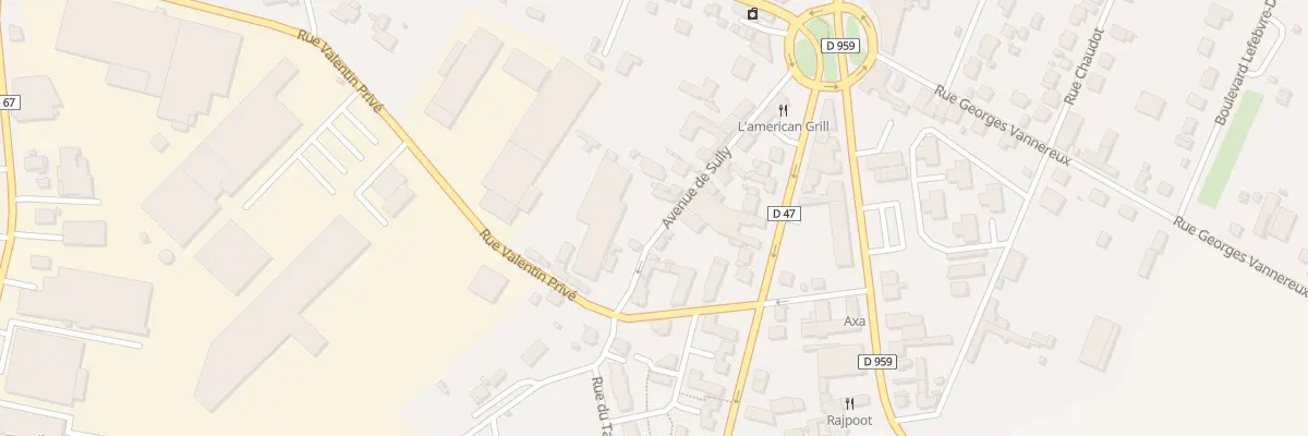 Plan du 16 Av de Sully à Joigny