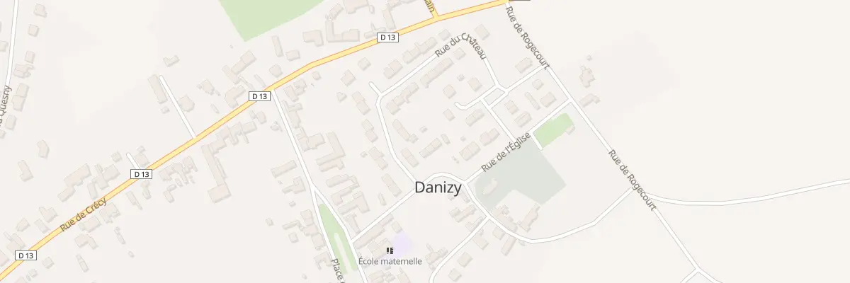 Plan du 3 Rue de l’Eglise à Danizy