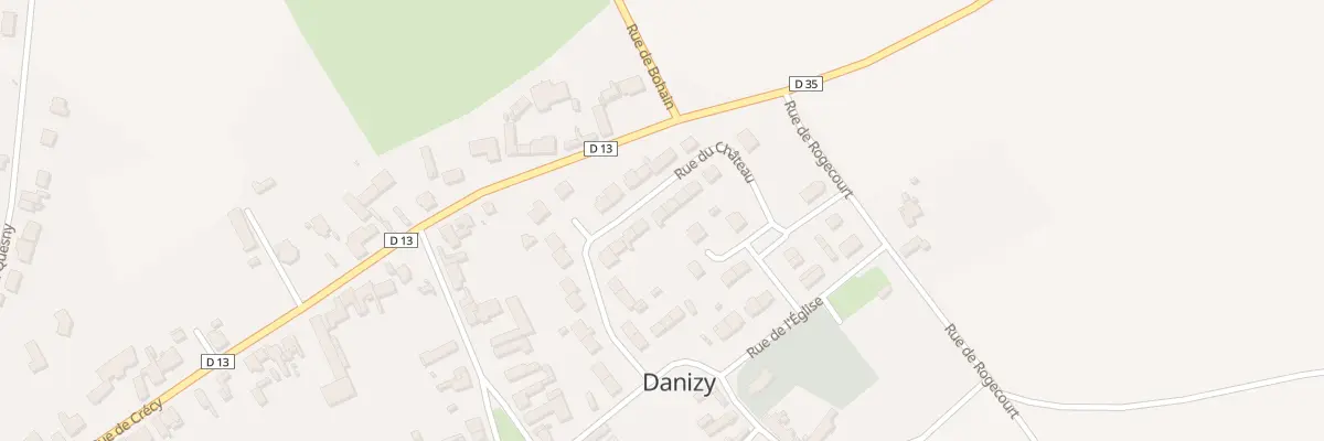 Plan du 18 Rue du Chateau à Danizy