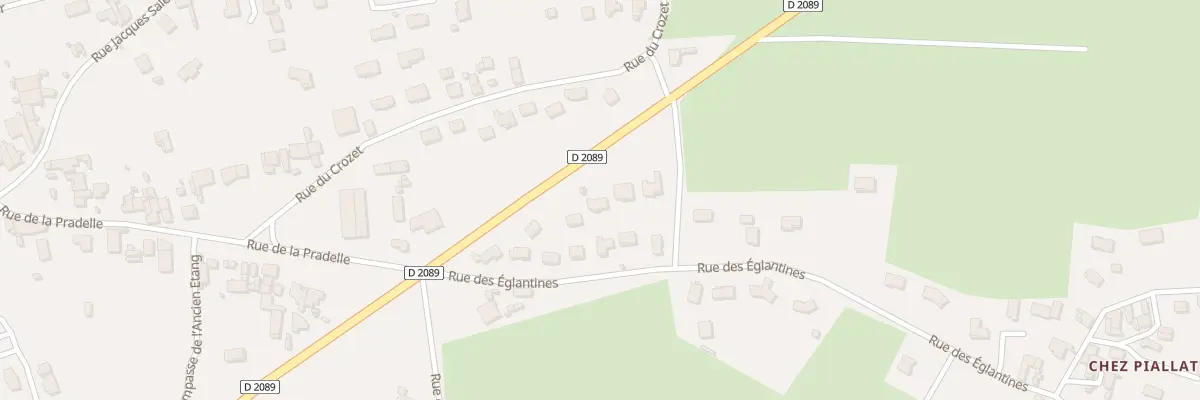 Plan du 13 Rue des Eglantines à Lezoux