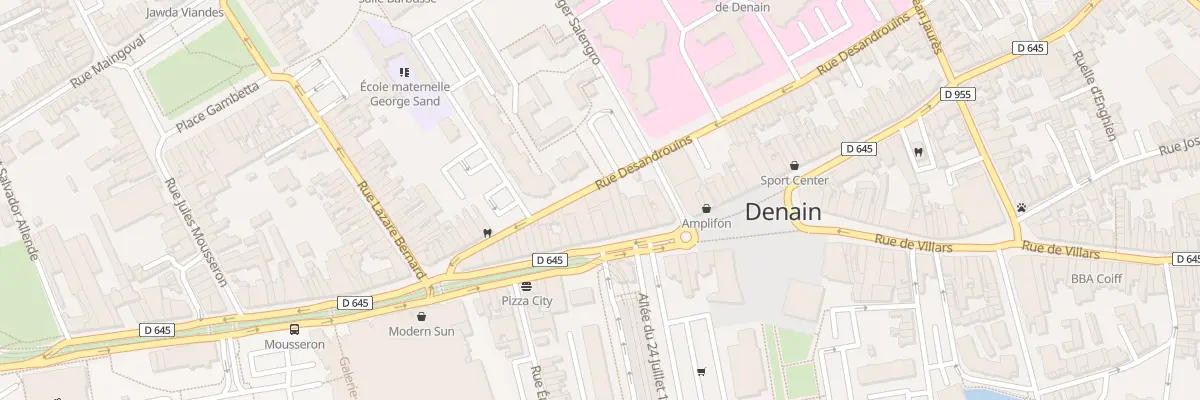 Plan du 140 Rue Désandrouins à Denain