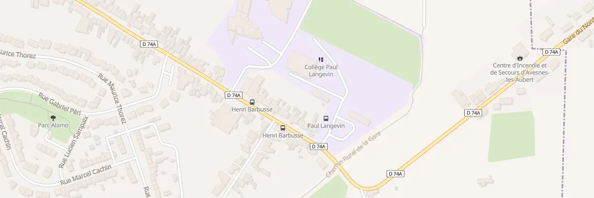Plan du 176 Rue Henri Barbusse à Avesnes-les-Aubert