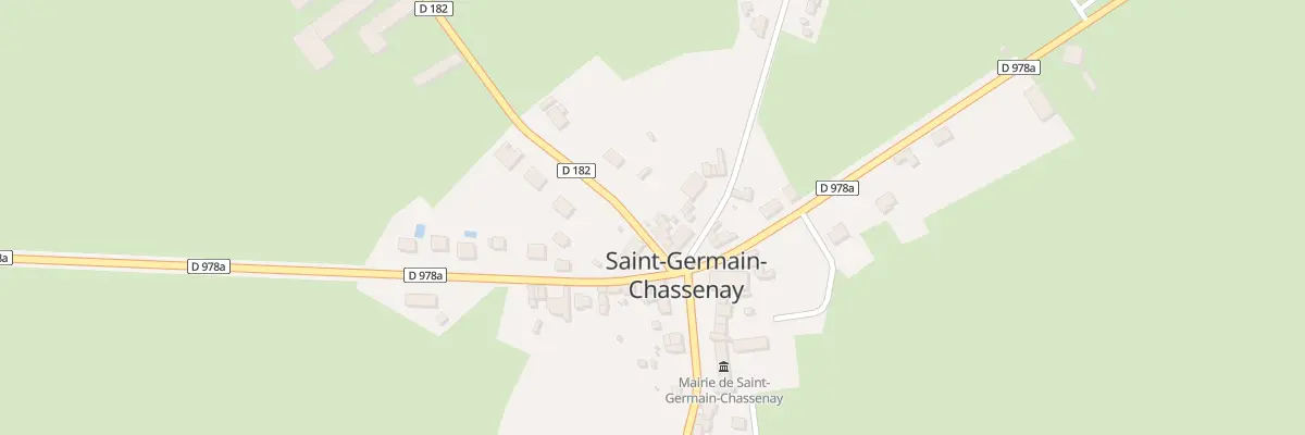 Plan du 12 Le Bourg à Saint-Germain-Chassenay