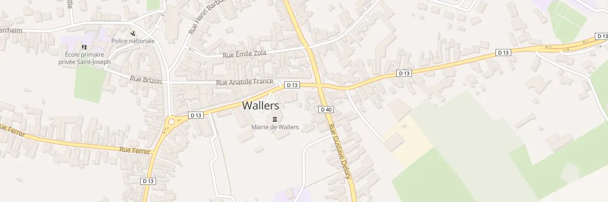 Plan du 3 Rue Marcel Danna à Wallers