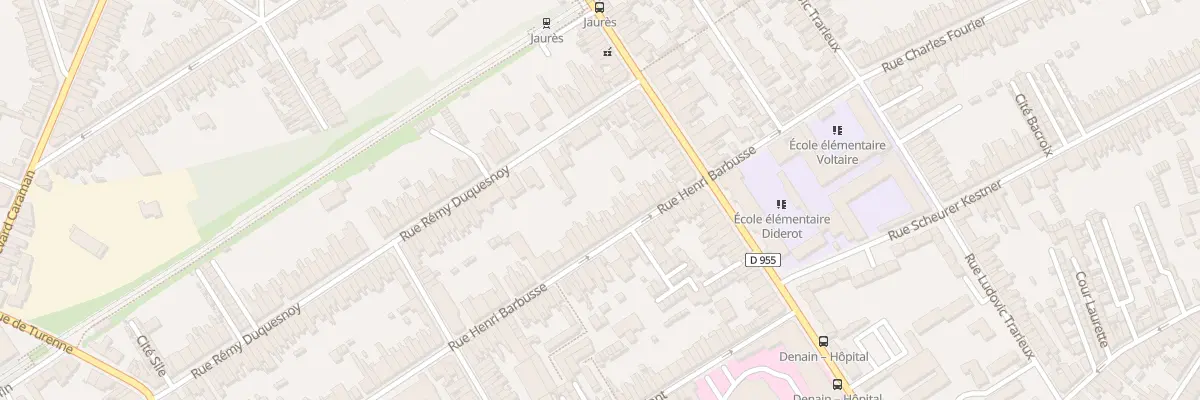 Plan du 107 Rue Henri Barbusse à Denain