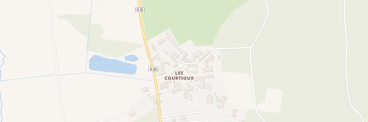 Plan du 14 Les Courtioux à Ravel