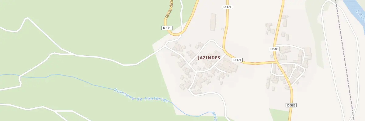 Plan du 5195 Jazindes à Villeneuve-d’Allier