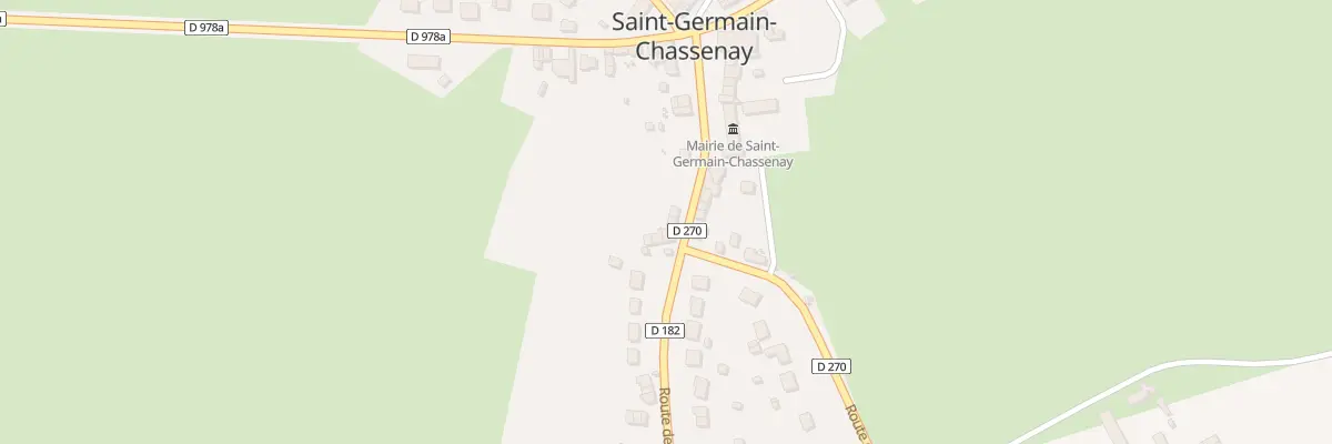 Plan du 9 Le Bourg à Saint-Germain-Chassenay
