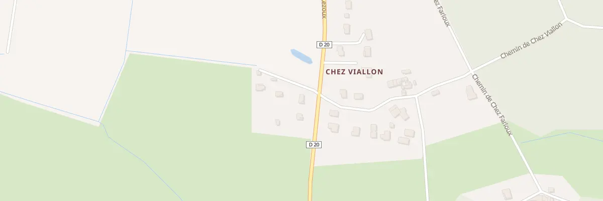 Plan du 3 Pralong à Ravel