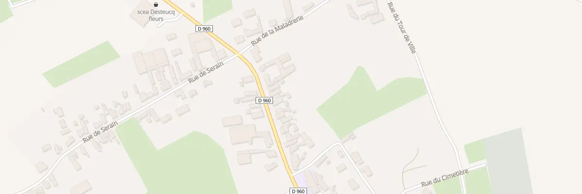 Plan du 58 Rue du Gen Tyson à Prémont